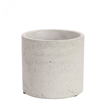 Luxury Cat Grass Pot and Kits - Concrete Round