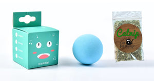 Chirping (Frog) Ball with Cat FurNature Catnip