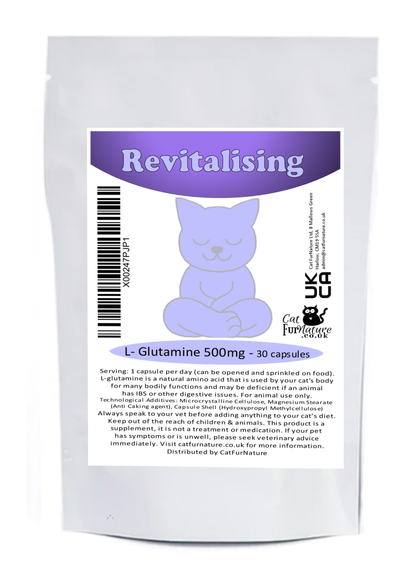 Revitalising L-Glutamine (30 servings of 500mg) for Cats