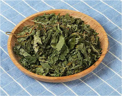 Silver Vine Leaves for cats in a heart tin