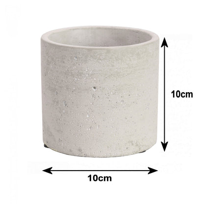 Luxury Cat Grass Pot and Kits - Concrete Round